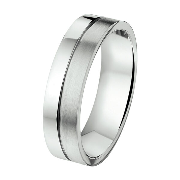 ring a503 - 5,5 mm - zonder cz edelstaal
