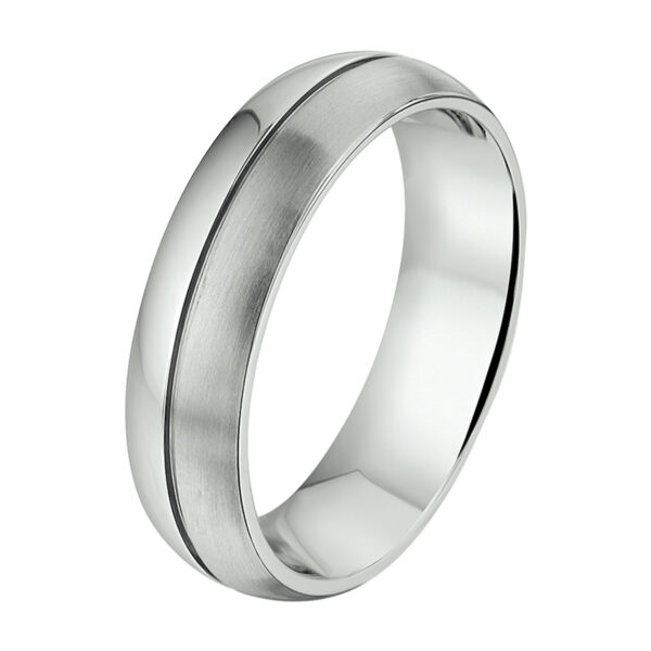 ring a504 - 5,5 mm - zonder cz edelstaal