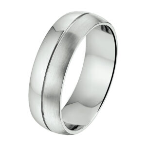 ring a504 - 7 mm - zonder cz edelstaal