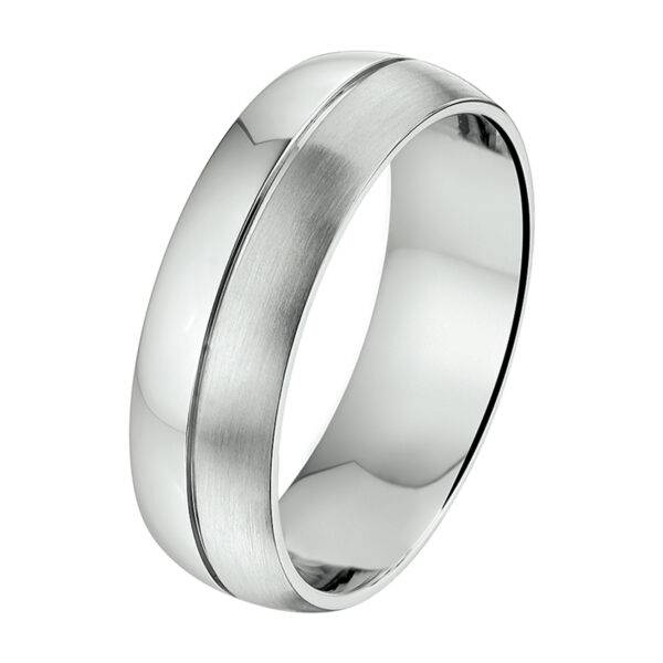 ring a504 - 7 mm - zonder cz edelstaal