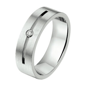 ring a506 - 6 mm - met cz edelstaal