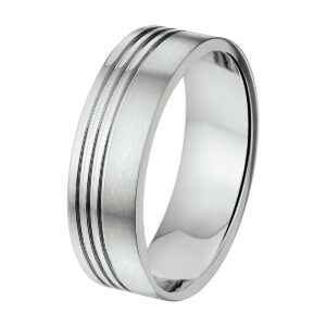 ring a511 - 7 mm - zonder cz edelstaal
