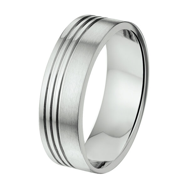 ring a511 - 7 mm - zonder cz edelstaal