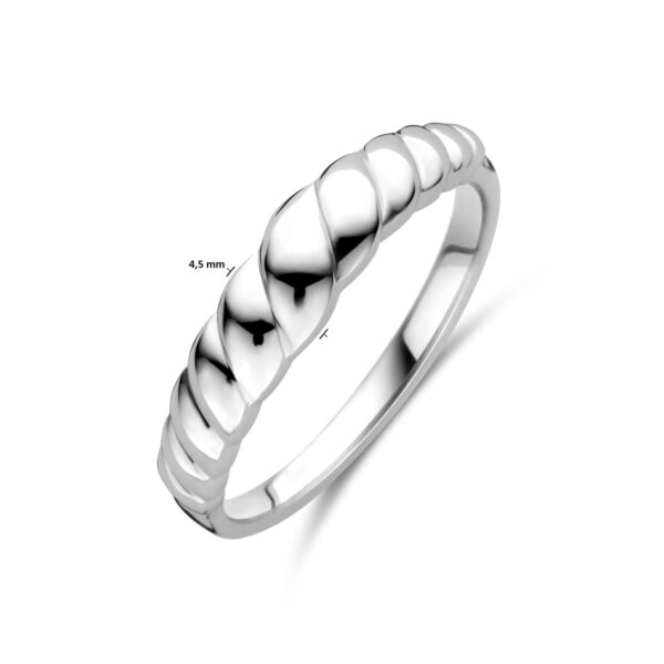 ring balloon zilver gerhodineerd - Afbeelding 4