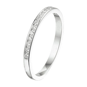 ring diamant 0.15ct h si 14K witgoud met palladium