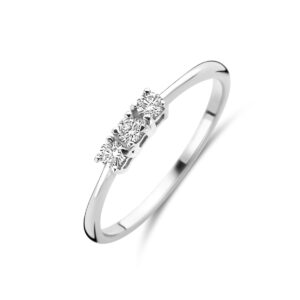 ring diamant 0.15ct h si 18K witgoud
