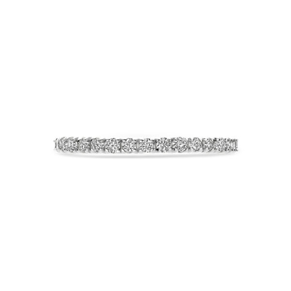 ring diamant 0.70ct h si 14K witgoud - Afbeelding 4