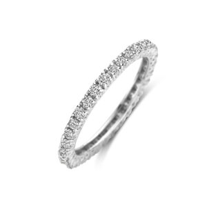 ring diamant 0.70ct h si 14K witgoud