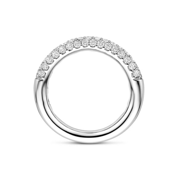 ring diamant 0.75ct h si 14K witgoud - Afbeelding 3
