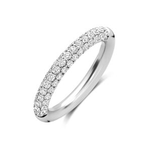 ring diamant 0.75ct h si 14K witgoud