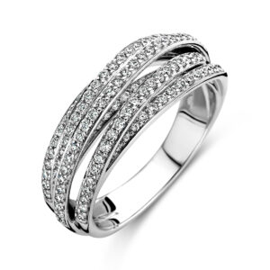 ring diamant 0.84ct h si 14K witgoud