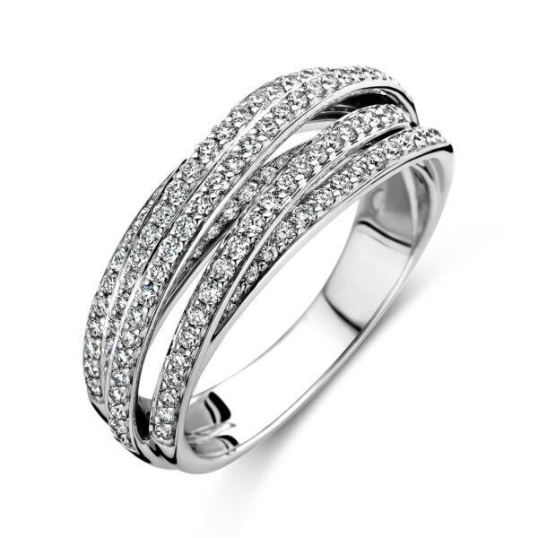ring diamant 0.84ct h si 14K witgoud