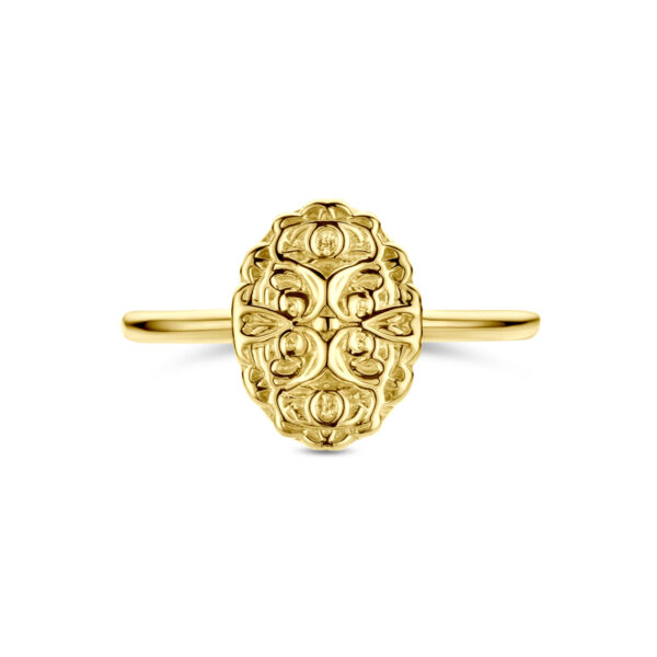 ring filigrain 14K geelgoud - Afbeelding 4