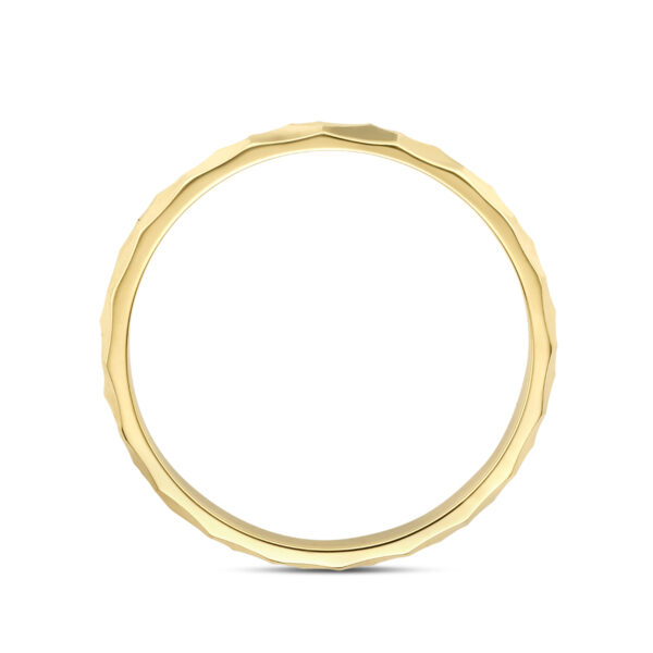 ring gediamanteerd 14K geelgoud - Afbeelding 4