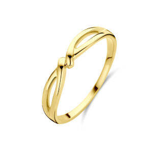 ring gedraaid 14K geelgoud