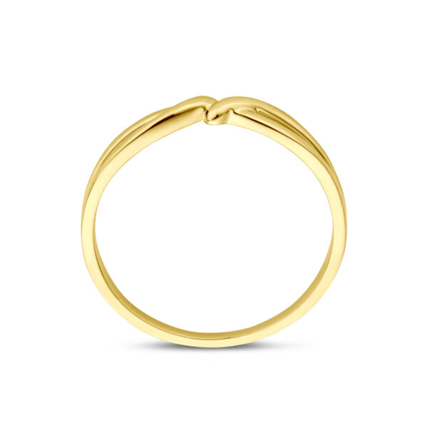 ring gedraaid 14K geelgoud - Afbeelding 3