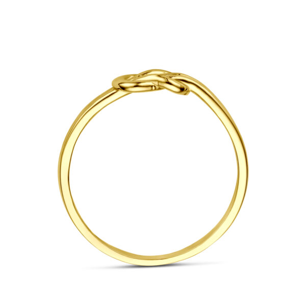ring knoop 14K geelgoud - Afbeelding 3