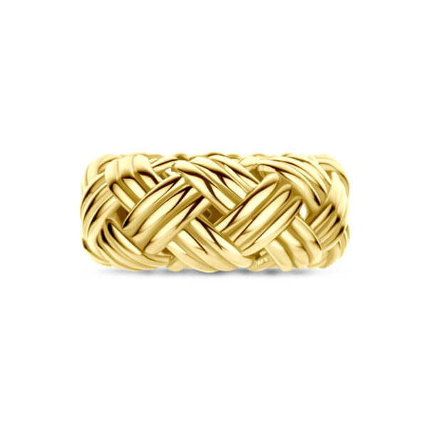 ring knoop 14K geelgoud - Afbeelding 4