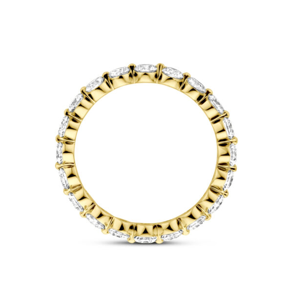 ring lab grown diamant 1.75ct h si 14K geelgoud - Afbeelding 3