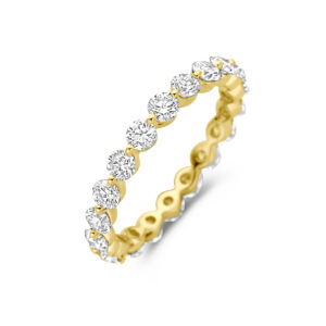 ring lab grown diamant 1.75ct h si 14K geelgoud