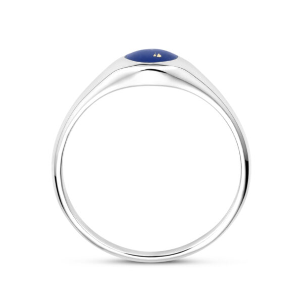 ring lapis zilver gerhodineerd - Afbeelding 3