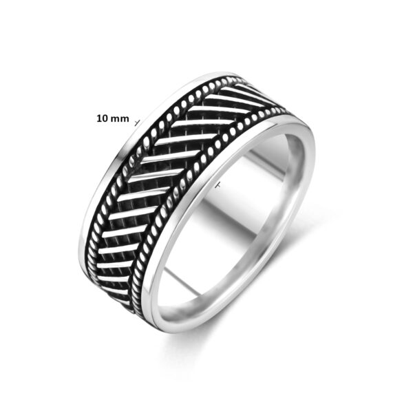 ring oxi zilver geoxideerd - Afbeelding 4