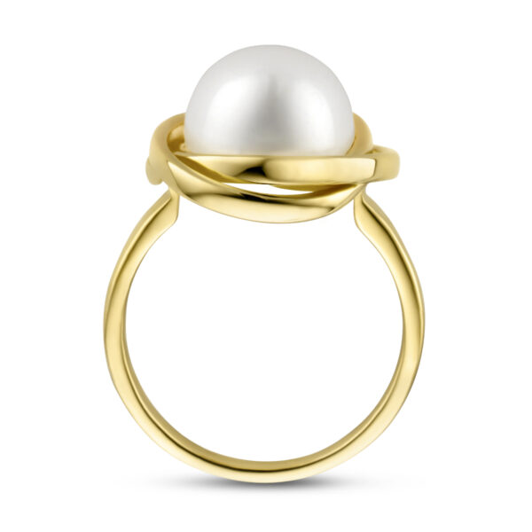 ring parel 14K geelgoud - Afbeelding 3