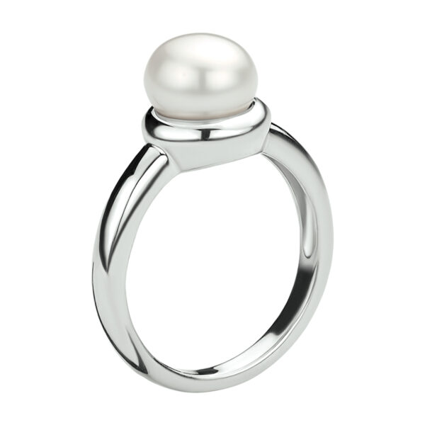 ring parel zilver gerhodineerd - Afbeelding 2
