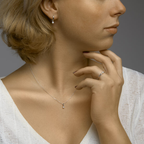 ring parel zilver gerhodineerd - Afbeelding 5