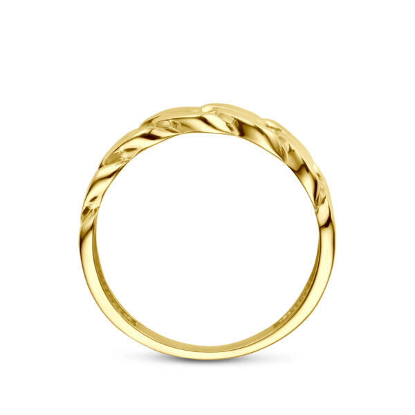 ring schakel 14K geelgoud - Afbeelding 3