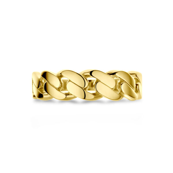 ring schakel 14K geelgoud - Afbeelding 4