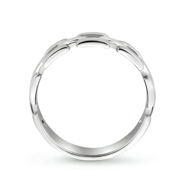 ring schakel zilver gerhodineerd - Afbeelding 3