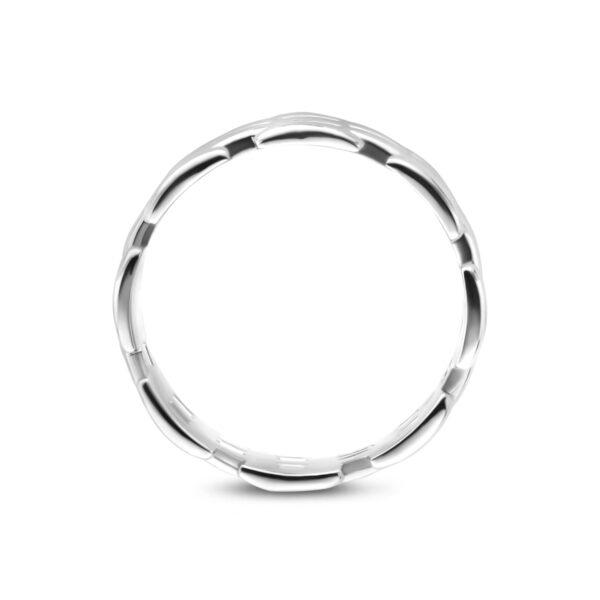 ring schakel zilver gerhodineerd - Afbeelding 3