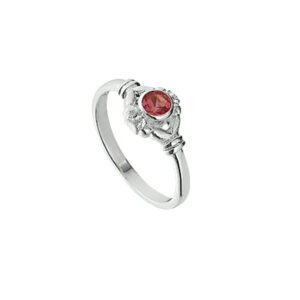 ring strass zilver wit