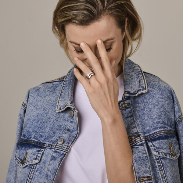 ring zilver gerhodineerd - Afbeelding 2