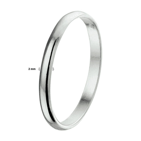 ring zilver gerhodineerd - Afbeelding 2