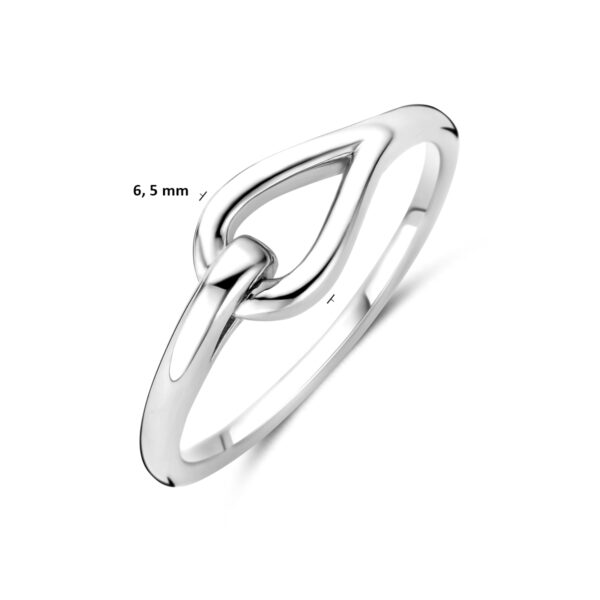 ring zilver gerhodineerd - Afbeelding 4