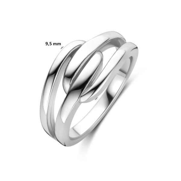 ring zilver gerhodineerd - Afbeelding 4