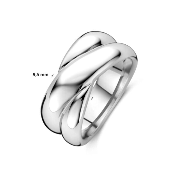 ring zilver gerhodineerd - Afbeelding 4