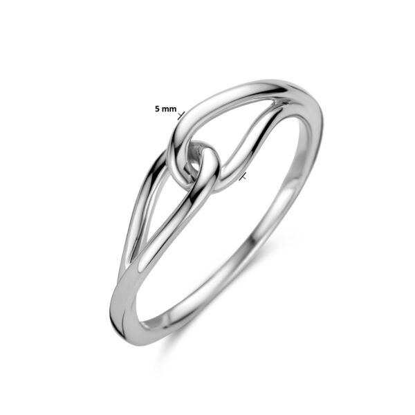 ring zilver gerhodineerd - Afbeelding 4