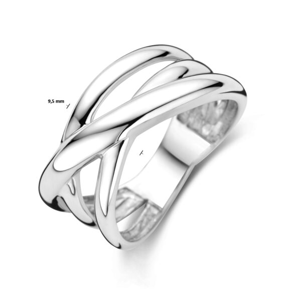ring zilver gerhodineerd - Afbeelding 4