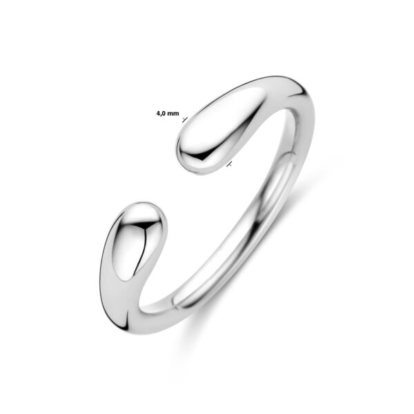 ring zilver gerhodineerd - Afbeelding 4