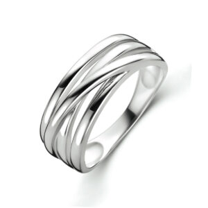 ring zilver gerhodineerd