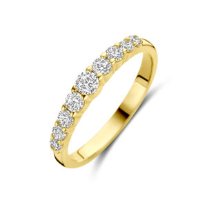 ring zirkonia 14K geelgoud