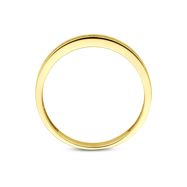 ring zirkonia 14K geelgoud - Afbeelding 3