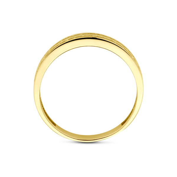 ring zirkonia 14K geelgoud - Afbeelding 3