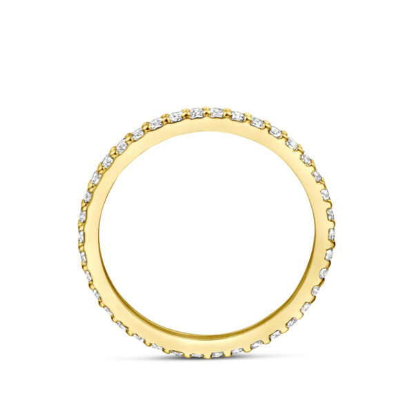 ring zirkonia 14K geelgoud - Afbeelding 3
