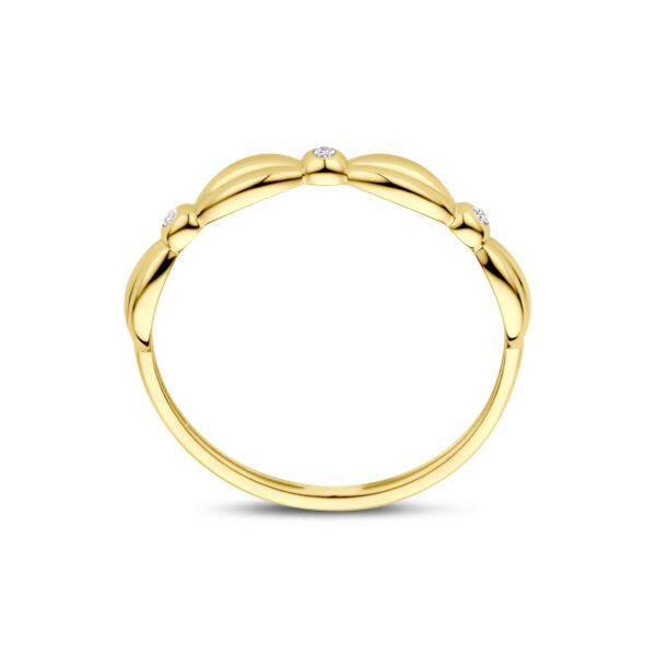ring zirkonia 14K geelgoud - Afbeelding 3