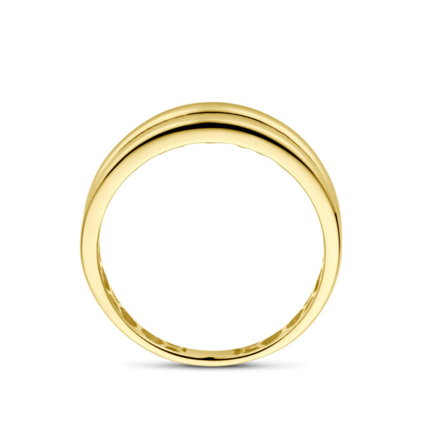ring zirkonia 14K geelgoud - Afbeelding 3