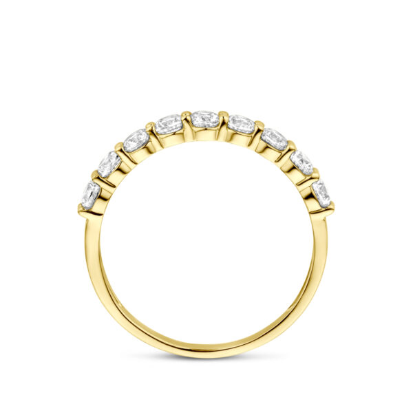 ring zirkonia 14K geelgoud - Afbeelding 3